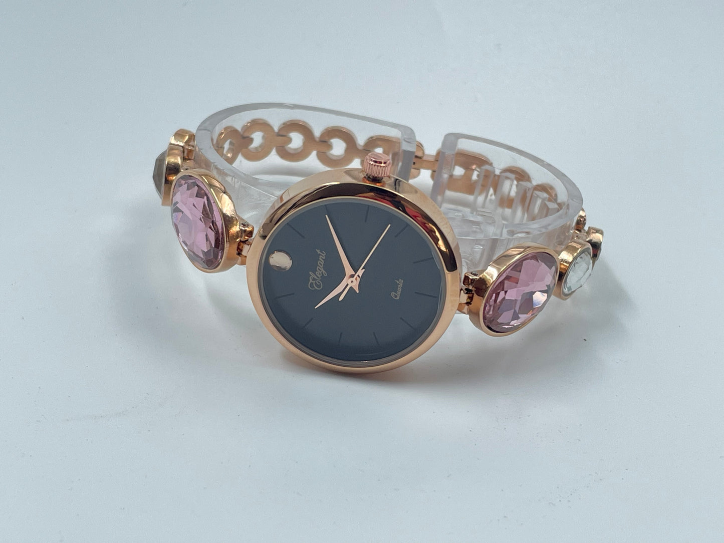 BTC Elegant Obsidian Series - Black Dial Women Giftbox Watch BLK2511020