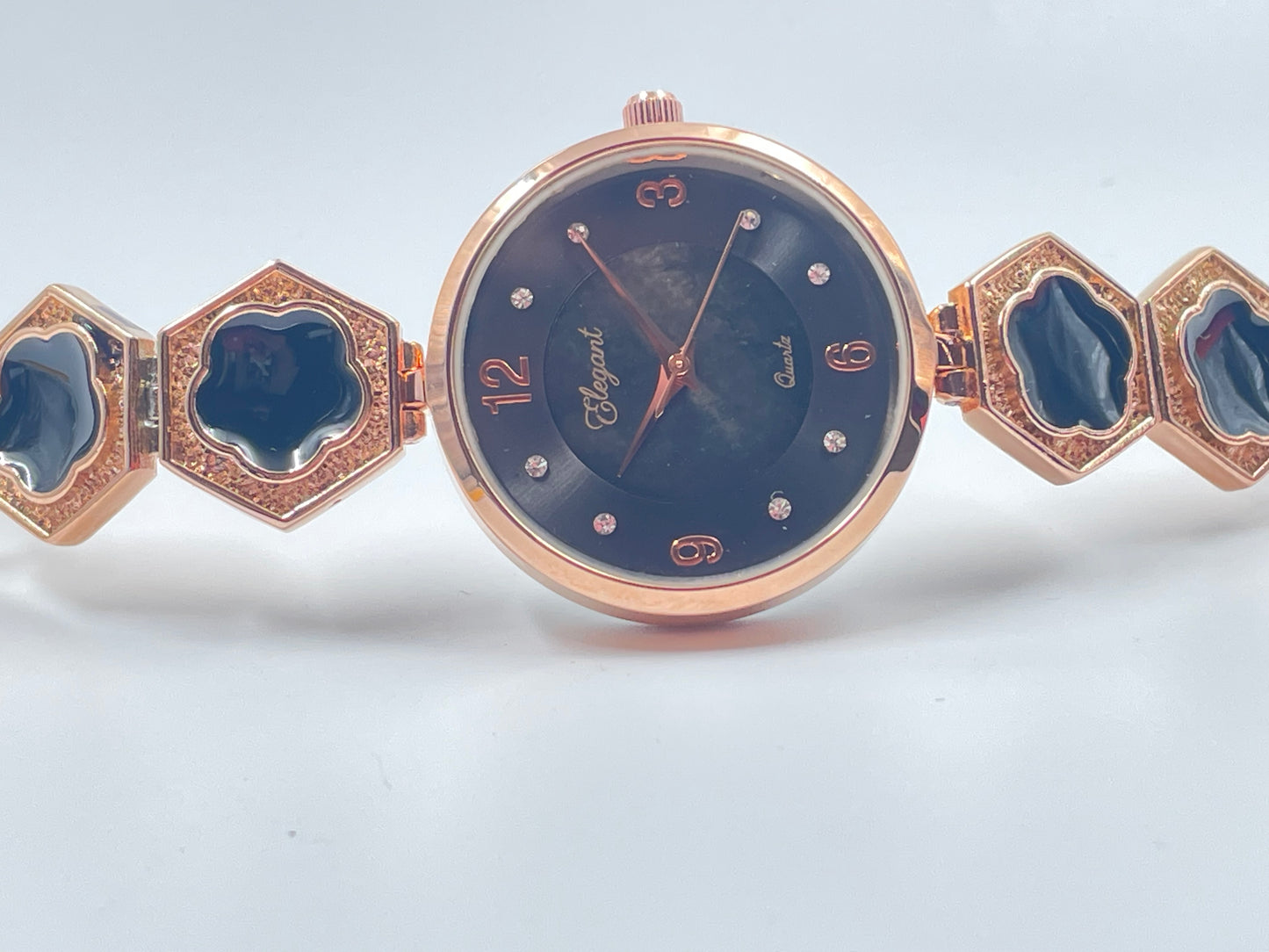 BTC Elegant Obsidian Series - Black Dial Women Giftbox Watch
