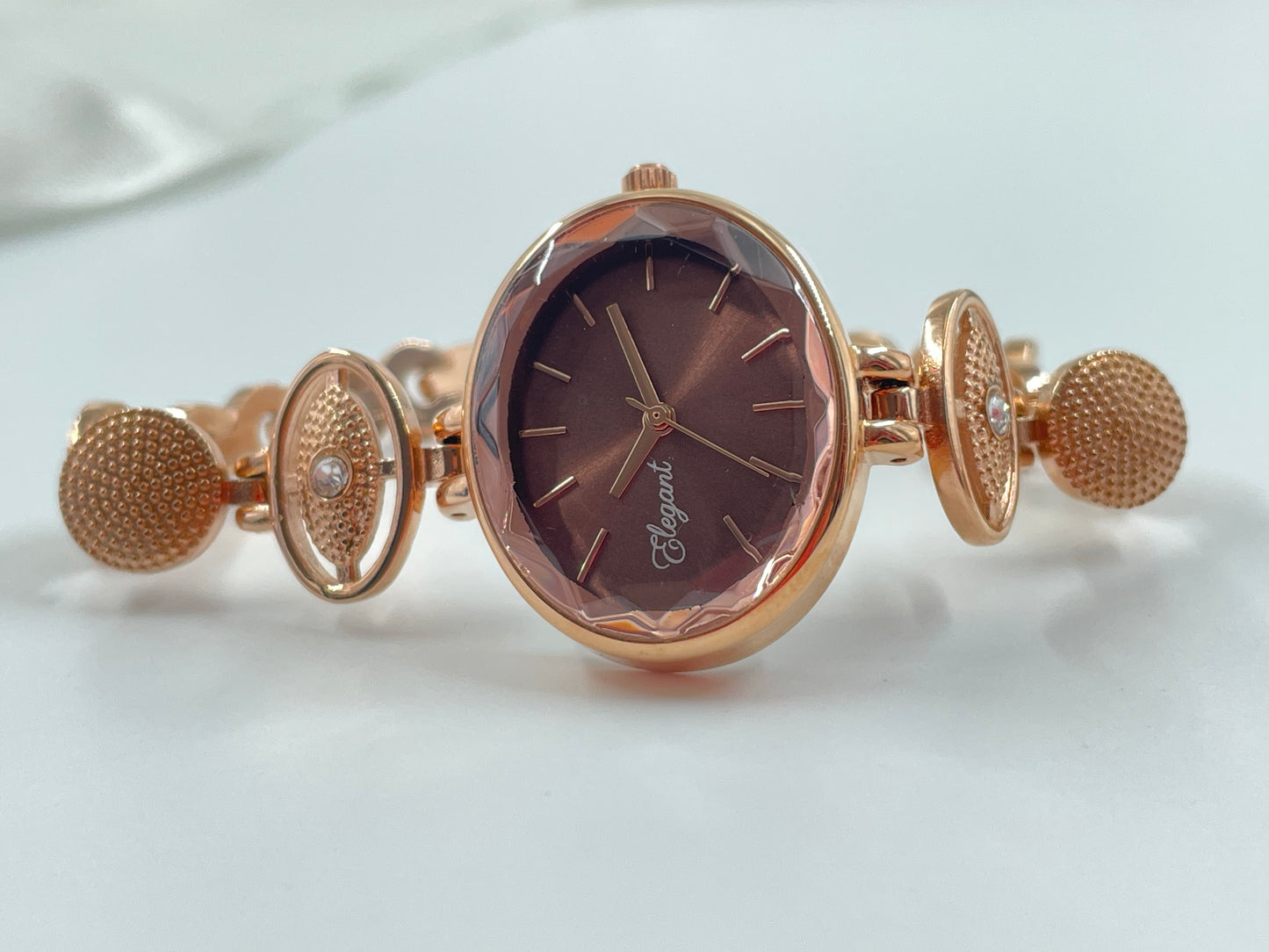 BTC Elegant Sand Series - Brown Dial Women Giftbox Watch