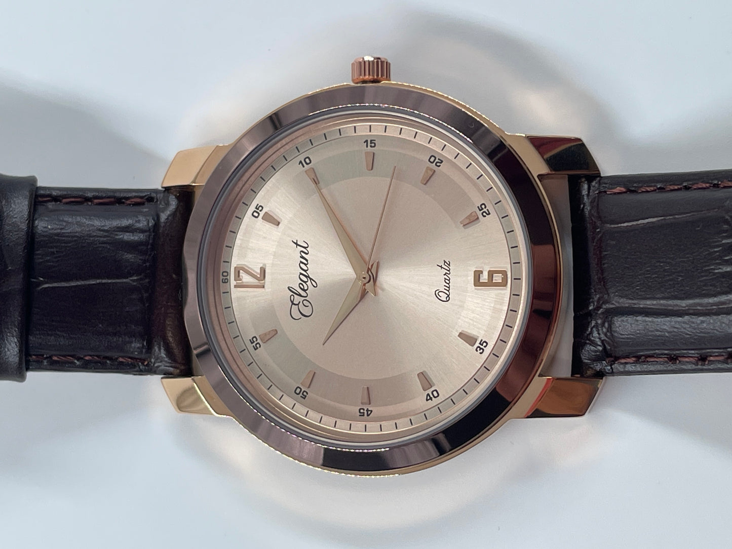 BTC Elegant Ruby - Rose Gold Dial Men Watch