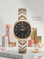 BTC Elegant Obsidian Series - Black Dial Women Giftbox Watch BLK2511004