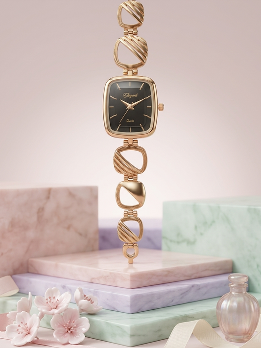 BTC Elegant Obsidian Series -  Black Dial Women Giftbox Watch BLK2511022