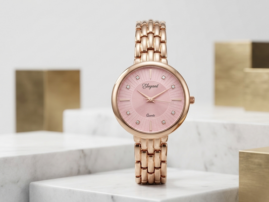 BTC Elegant Rose Series - Pink Dial Women Giftbox Watch PIN2511003
