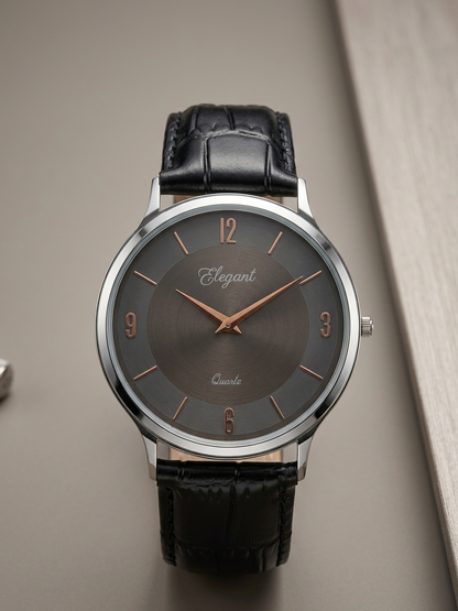 BTC Elegant Shadow- Gray Dial Men Watch GMET2511039BLKLS