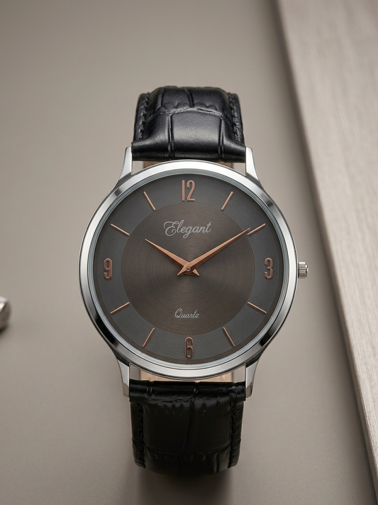 BTC Elegant Shadow- Gray Dial Men Watch GMET2511039BLKLS