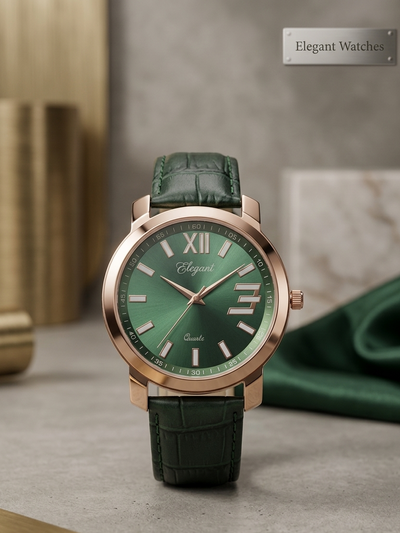 BTC Elegant Forest- Green Dial Men Gift Watc  GRN25110G34GRNLSh