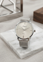 BTC Elegant Stardust - Silver Dial Men Gift Watch  SIL2511031SSMSH