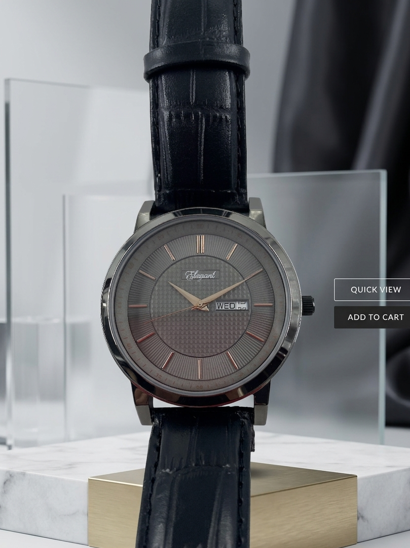 BTC Elegant Shadow - Gray Dial Men Watch GMET2511035BLKLS