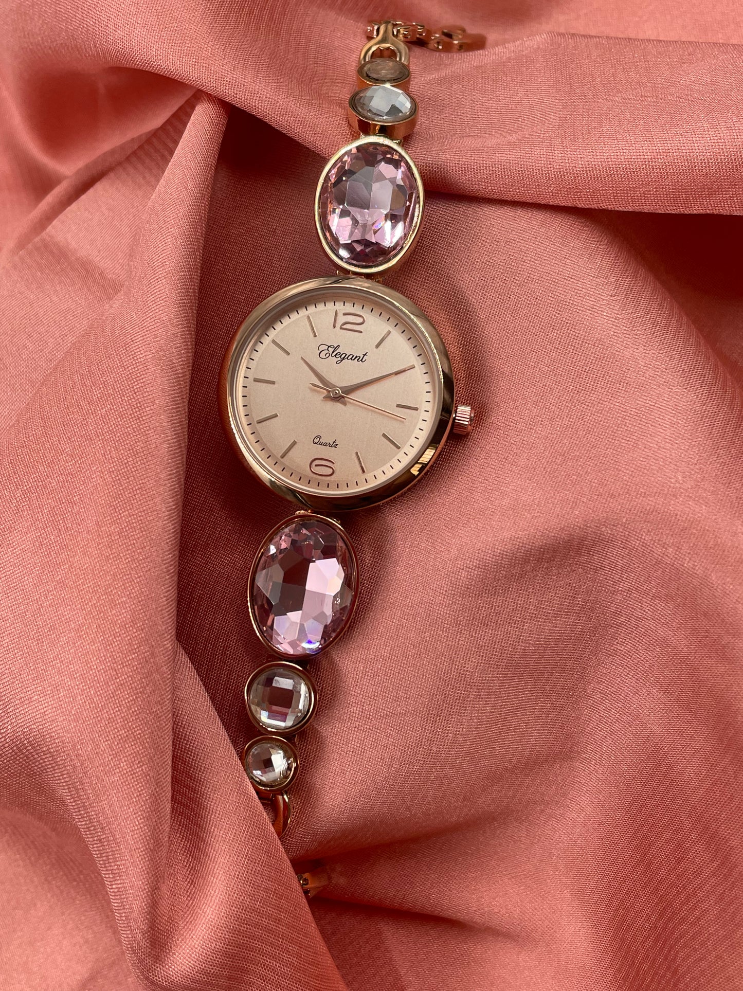 BTC Elegant Rose Series - Pink Dial Women Giftbox Watch