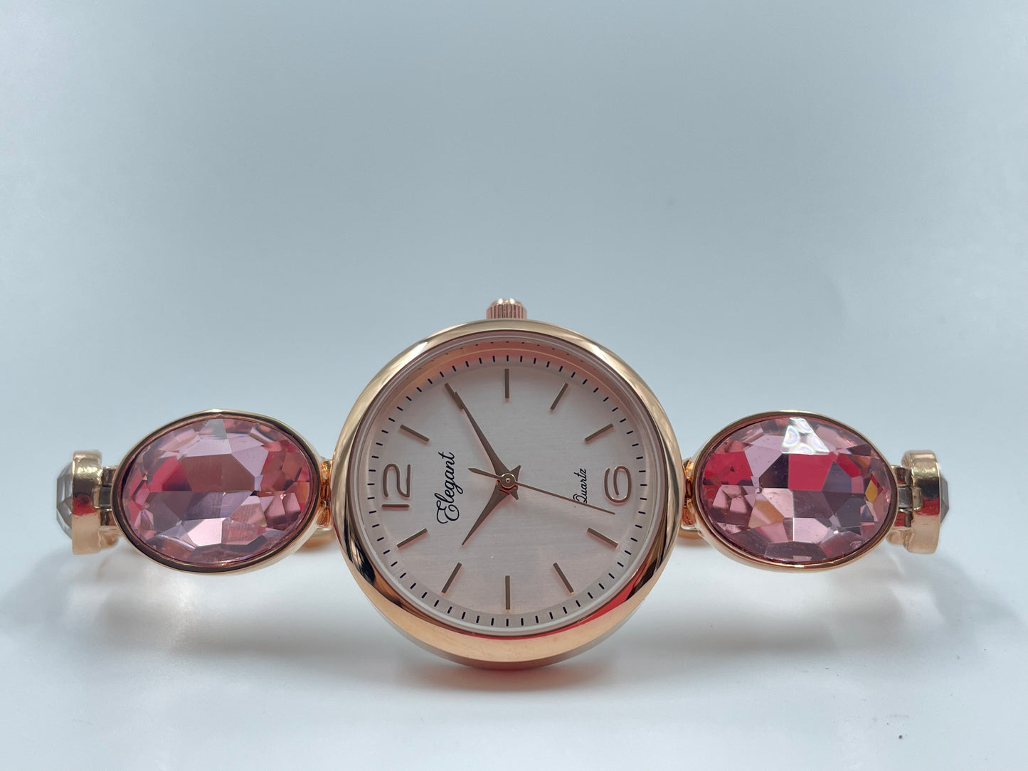 BTC Elegant Ruby Series - Rose Gold Dial Ladies Watch