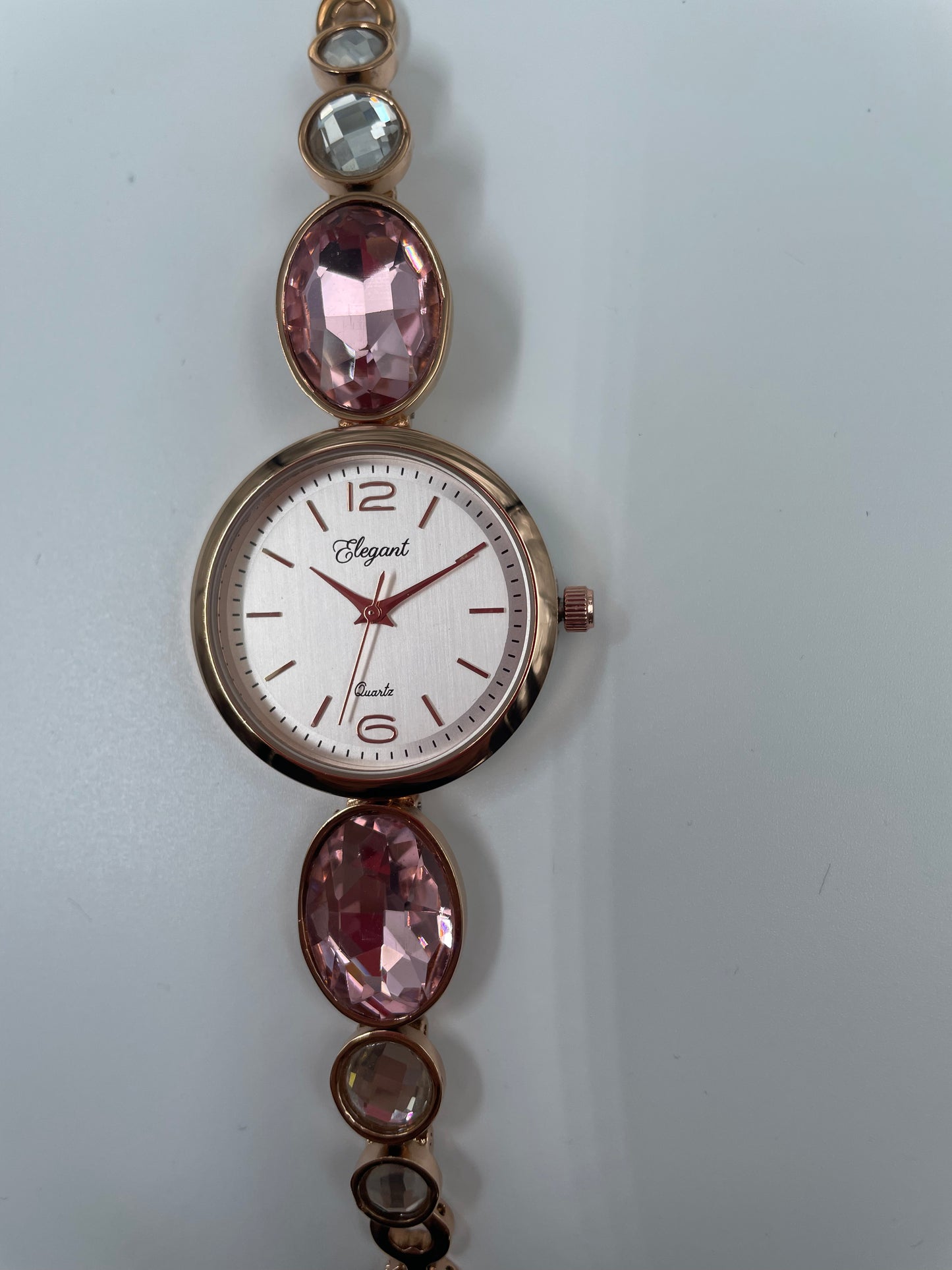 BTC Elegant Ruby Series - Rose Gold Dial Ladies Watch
