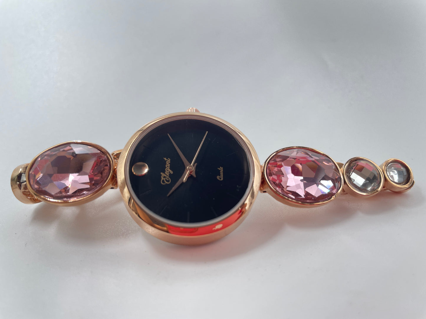 BTC Elegant Obsidian Series - Black Dial Women Giftbox Watch BLK2511020