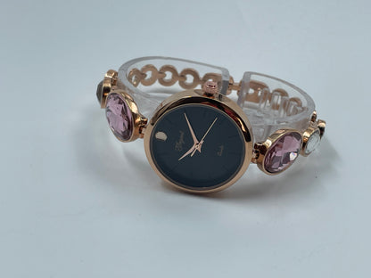 BTC Elegant Obsidian Series - Black Dial Women Giftbox Watch BLK2511020