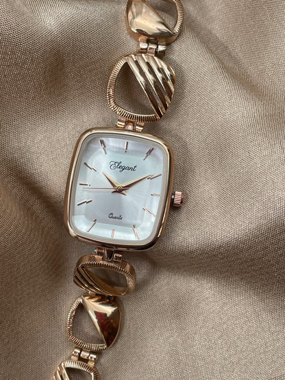 BTC Elegant Stardust Series - Silver Dial Women Giftbox Watch