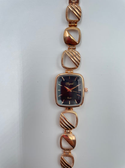 BTC Elegant Obsidian Series -  Black Dial Women Giftbox Watch BLK2511022