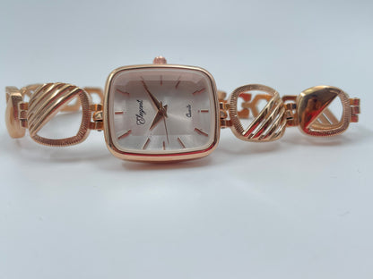 BTC Elegant Stardust Series - Silver Dial Women Giftbox Watch