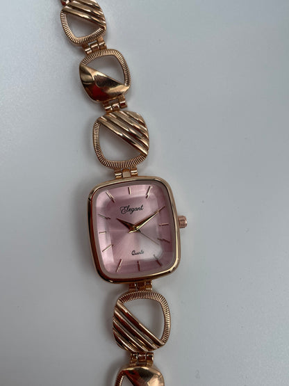 BTC Elegant Rose Series - Pink Dial Women Giftbox Watch