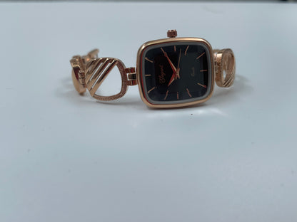 BTC Elegant Obsidian Series -  Black Dial Women Giftbox Watch BLK2511022