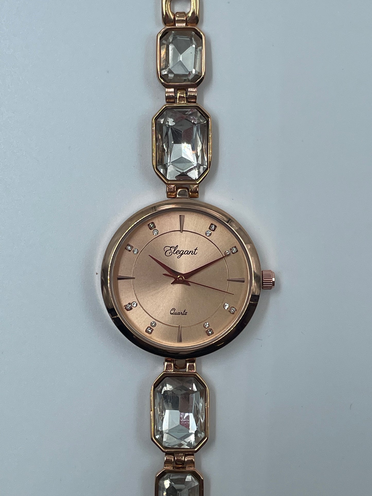BTC Elegant Ruby Series - Rose Gold Dial Women Giftbox Watch RGLD2511023