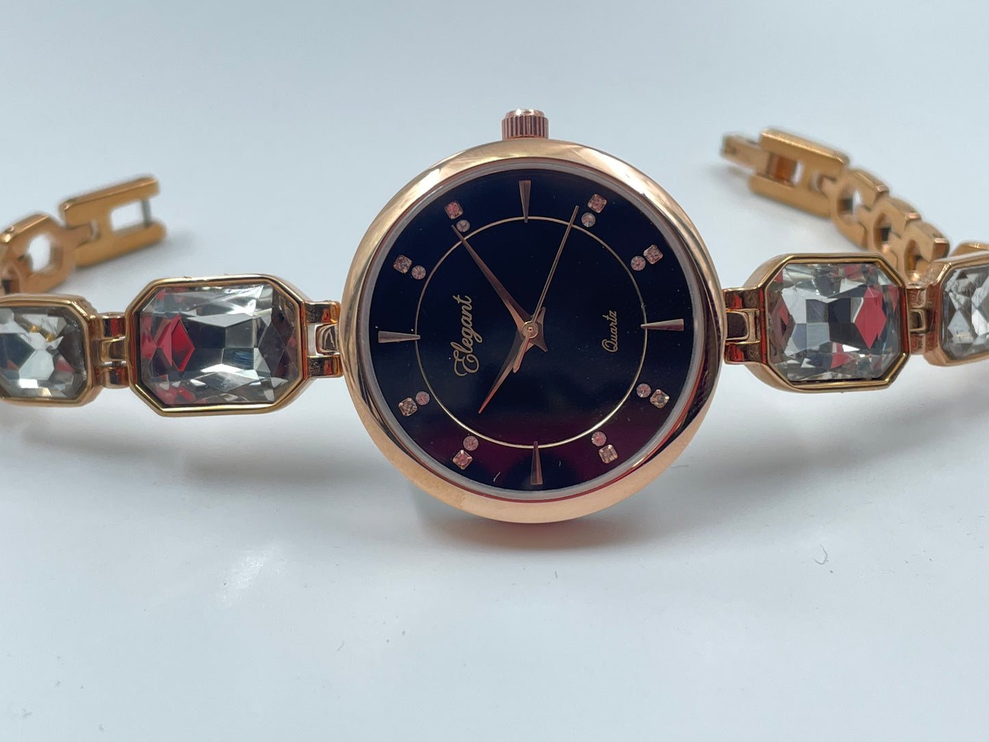 BTC Elegant Obsidian Series - Black Dial Women Giftbox Watch