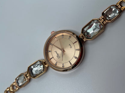BTC Elegant Ruby Series - Rose Gold Dial Women Giftbox Watch RGLD2511023