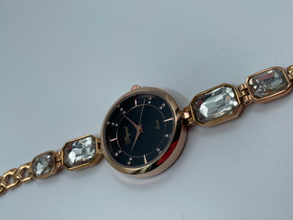 BTC Elegant Obsidian Series - Black Dial Women Giftbox Watch