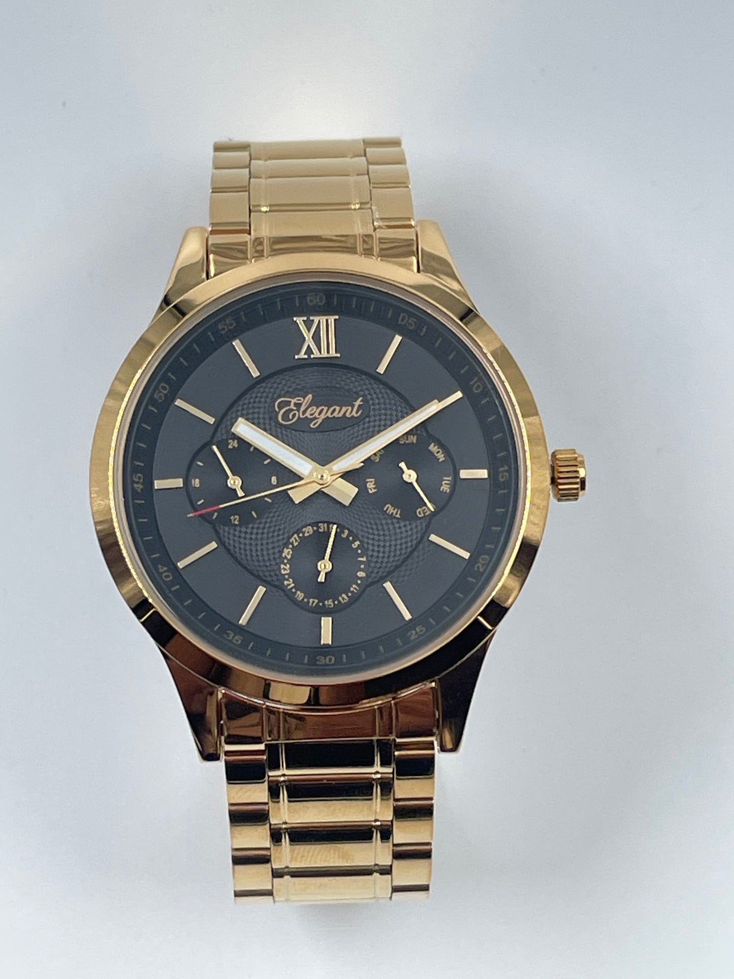 BTC Elegant Obsidian Series - Black Dial Men Watch