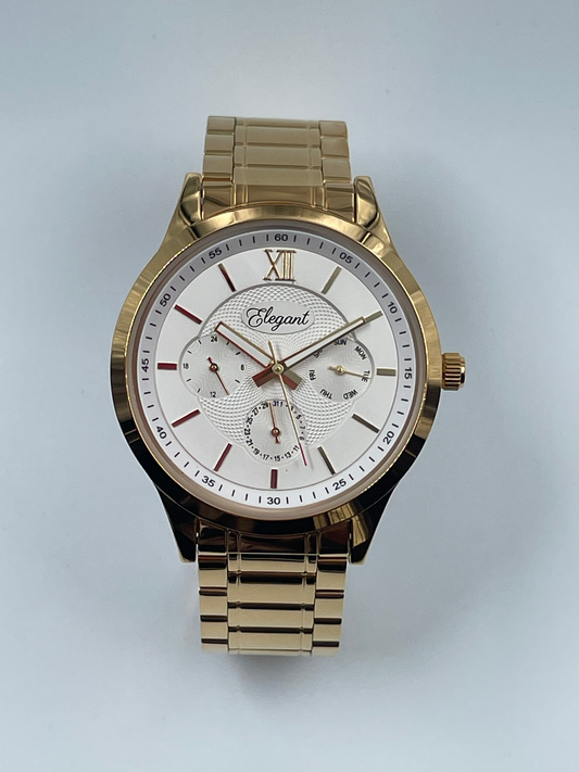 BTC Elegant Sky - White Dial Men Watch