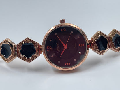 BTC Elegant Obsidian Series - Black Dial Women Giftbox Watch