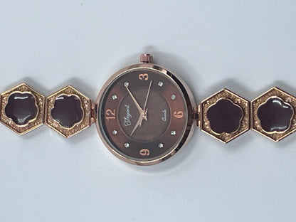 BTC Elegant Sand Series - Brown Dial Women Giftbox Watch