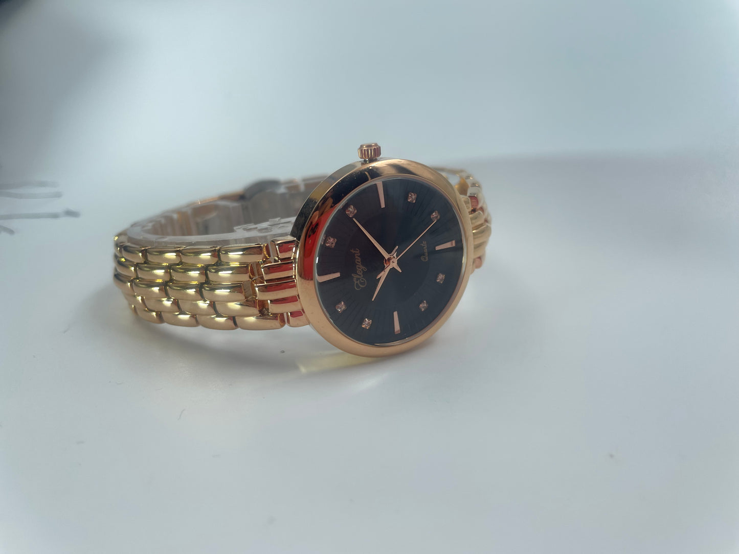 BTC Elegant Obsidian Series - Black Dial Ladies Watch