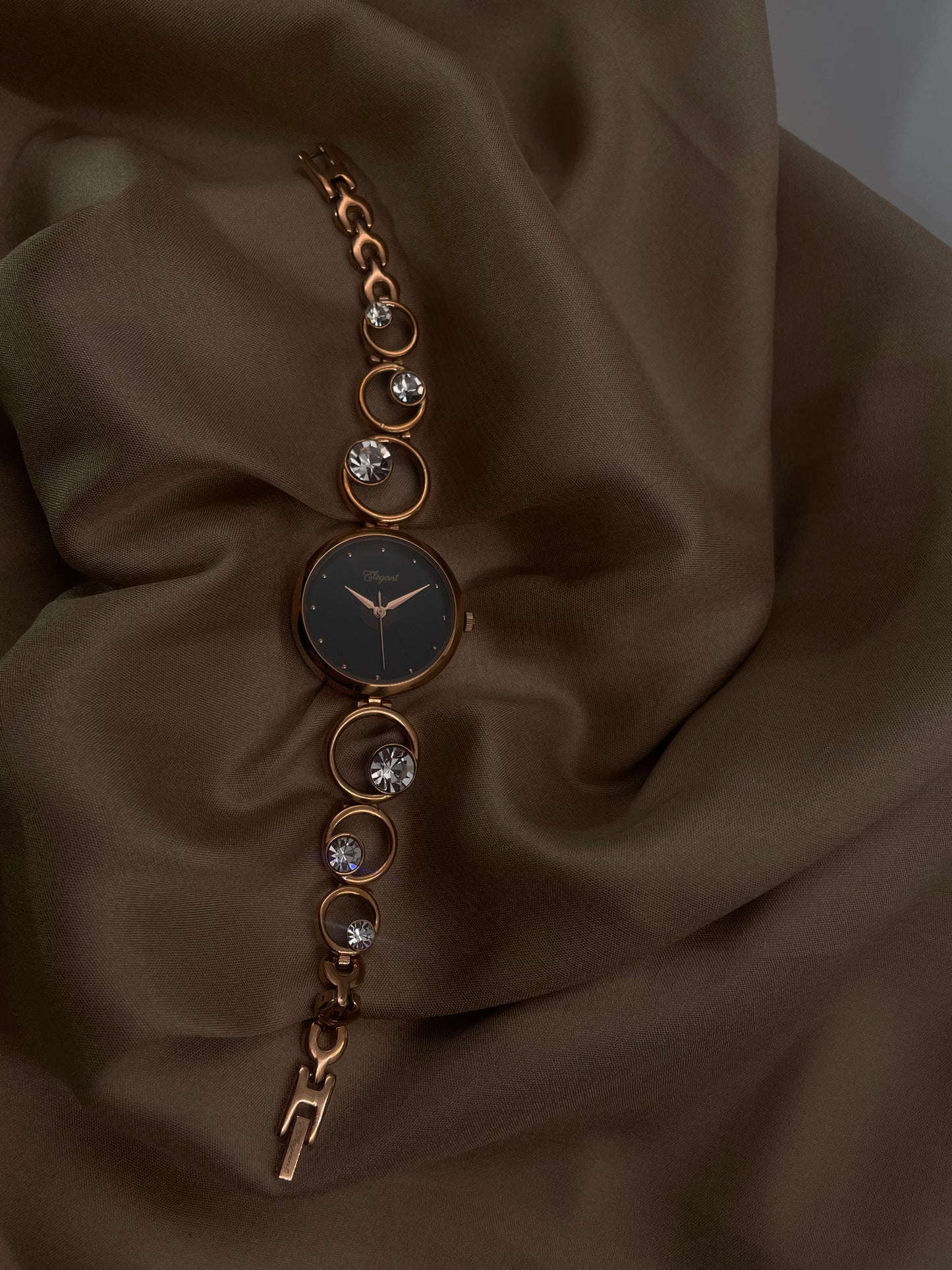 BTC Elegant Obsidian Series - Black Dial Ladies Watch