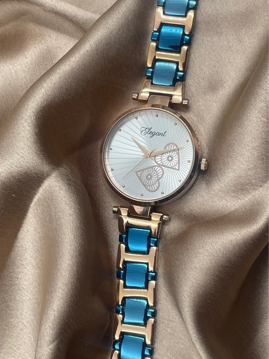 BTC Elegant Ocean Series - Blue Dial Women Giftbox Watch
