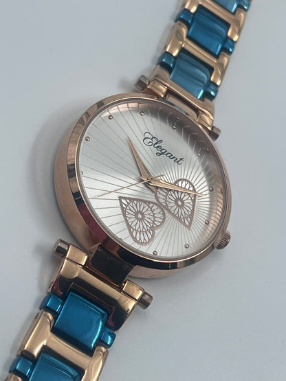 BTC Elegant Ocean Series - Blue Dial Women Giftbox Watch