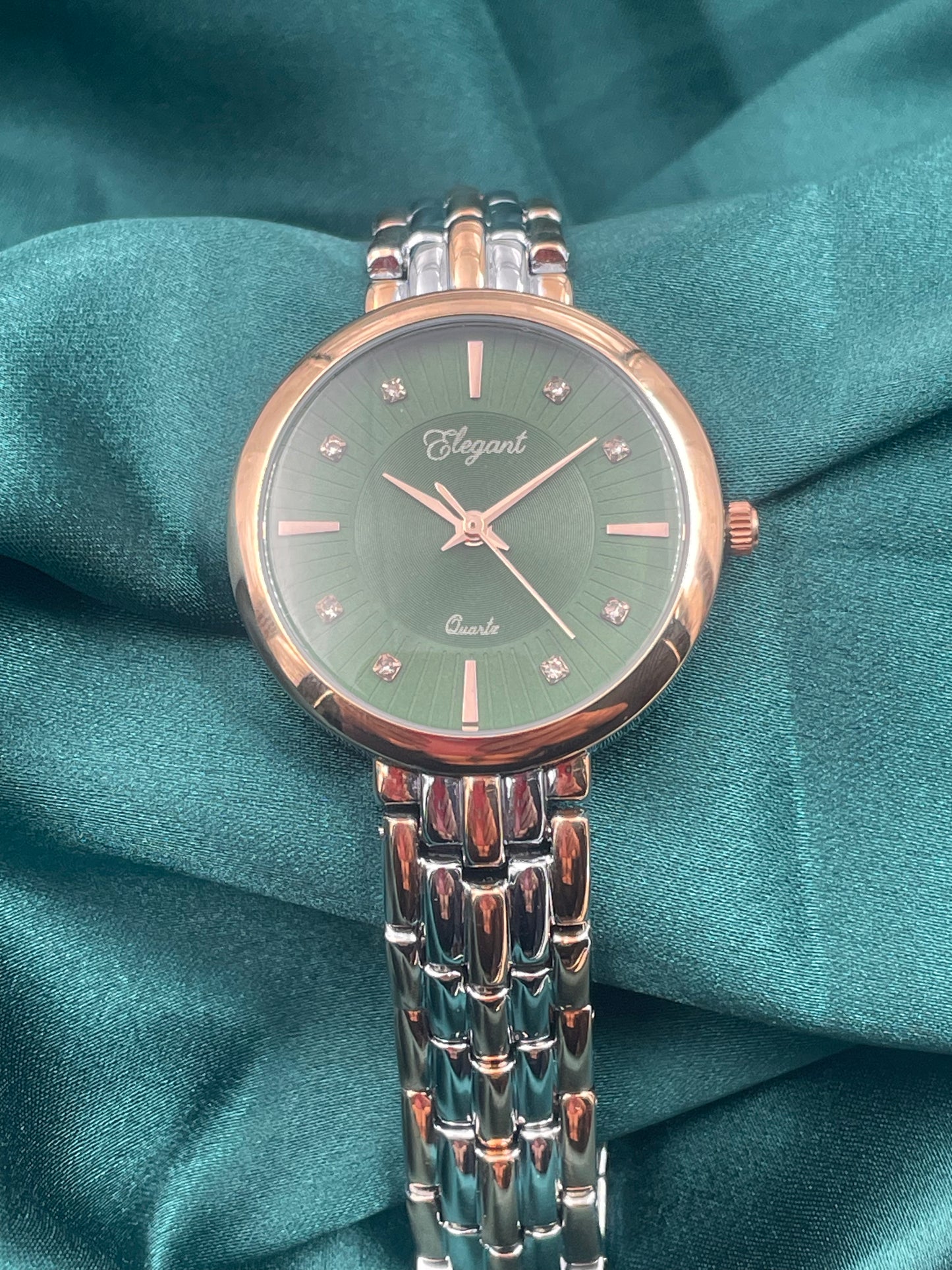 BTC Elegant Nature Series - Green Dial Ladies Watch