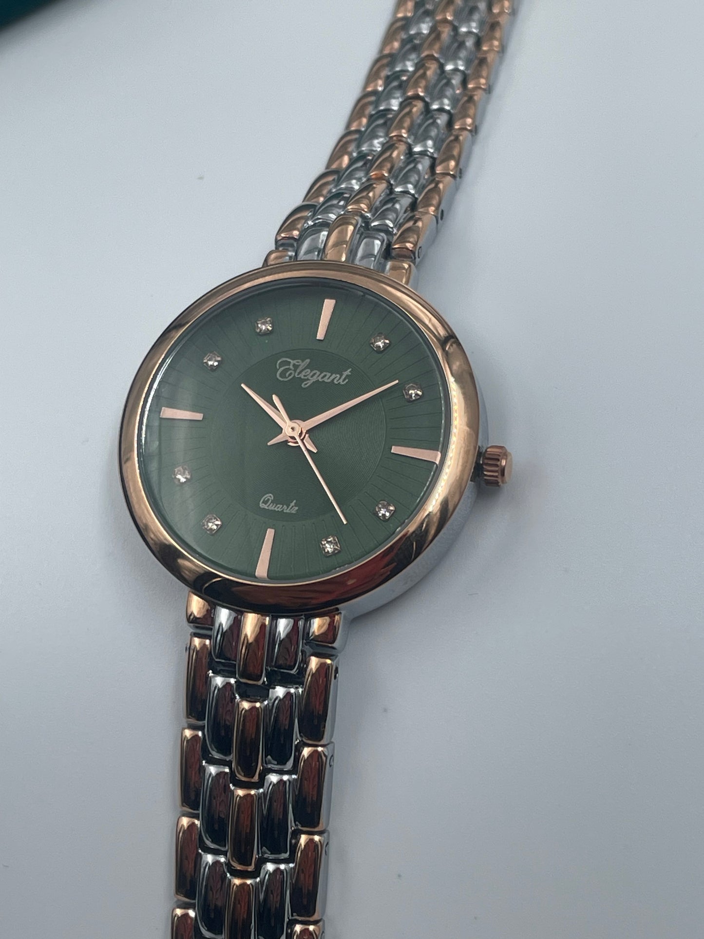 BTC Elegant Nature Series - Green Dial Ladies Watch