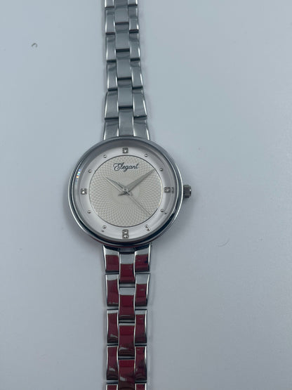 BTC Elegant Star Dust Series - Silver Dial Ladies Watch