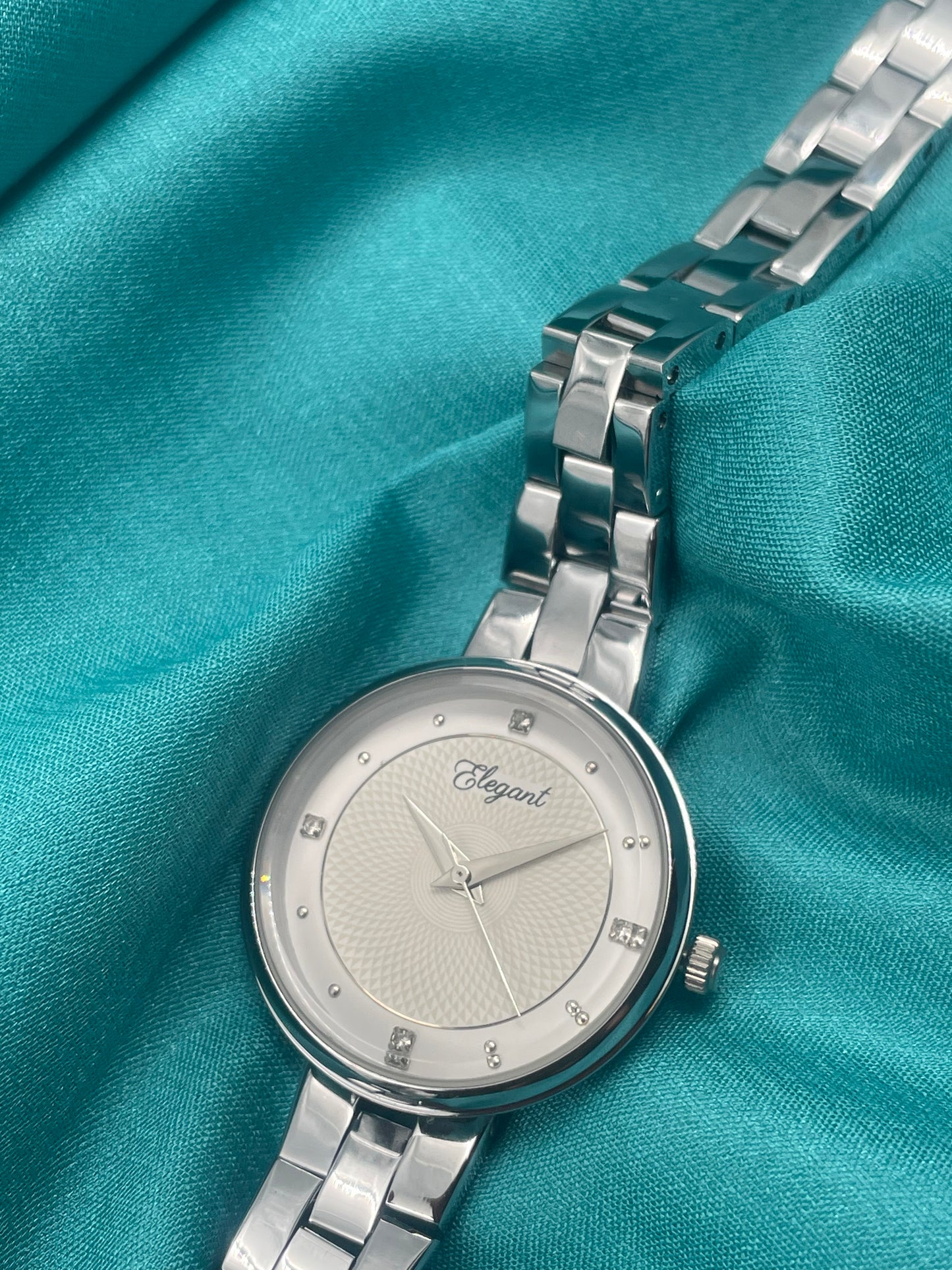 BTC Elegant Star Dust Series - Silver Dial Ladies Watch