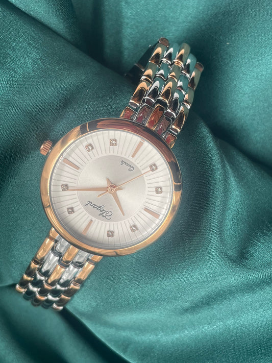 BTC Elegant Sky Series - White Dial Women Giftbox Watch