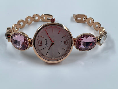 BTC Elegant Stardust Series - Silver Dial Women Giftbox Watch