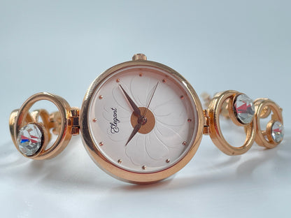 BTC Elegant Sky Series - White Dial Women Giftbox Watch