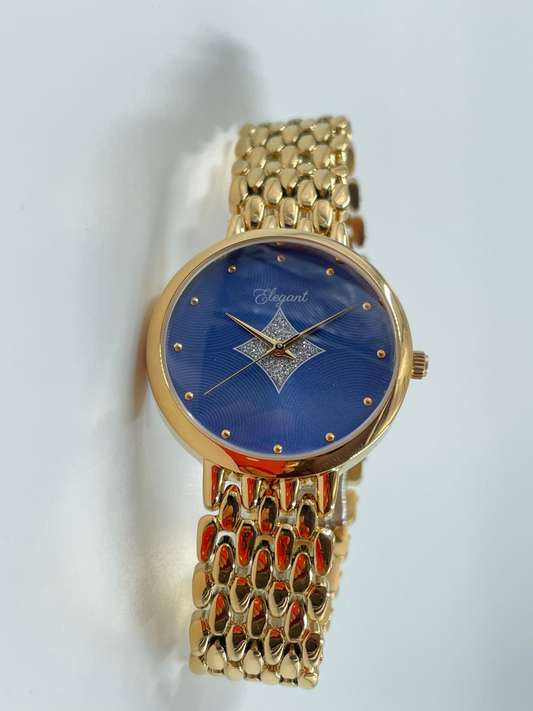 BTC Elegant Ocean Series - Blue Dial Women Giftbox Watch