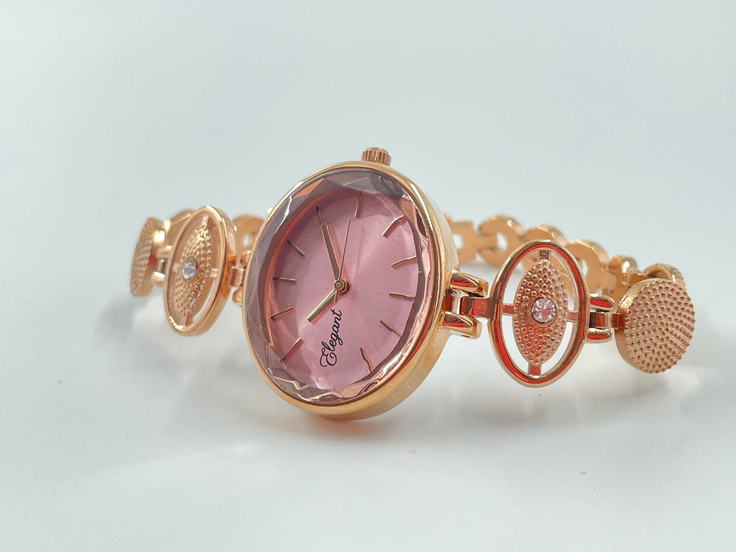 BTC Elegant Rose Series - Pink Dial Women Giftbox Watch