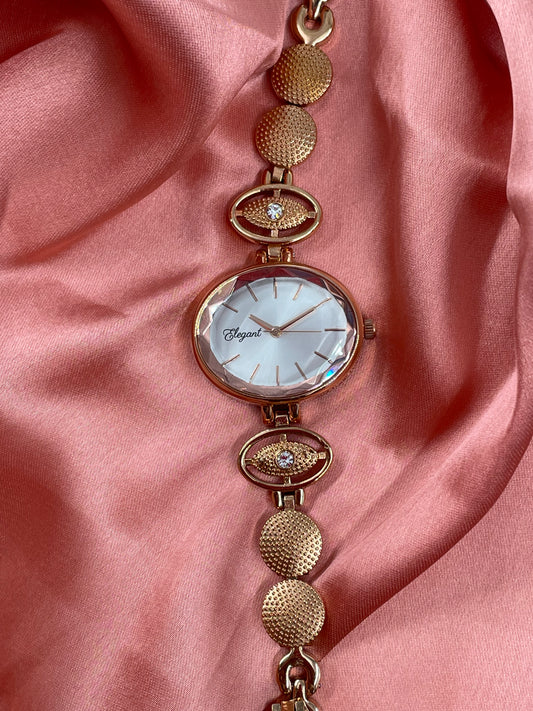 BTC Elegant Stardust Series - Silver Dial Women Giftbox Watch