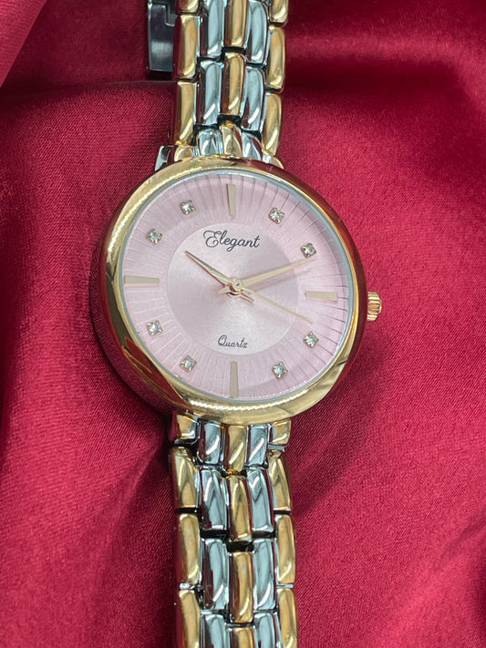 BTC Elegant Rose Series - Pink Dial Women Giftbox Watch