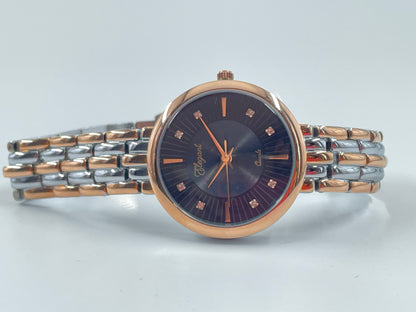 BTC Elegant Obsidian Series - Black Dial Women Giftbox Watch BLK2511004