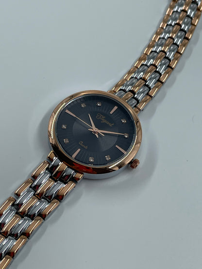BTC Elegant Obsidian Series - Black Dial Women Giftbox Watch BLK2511004
