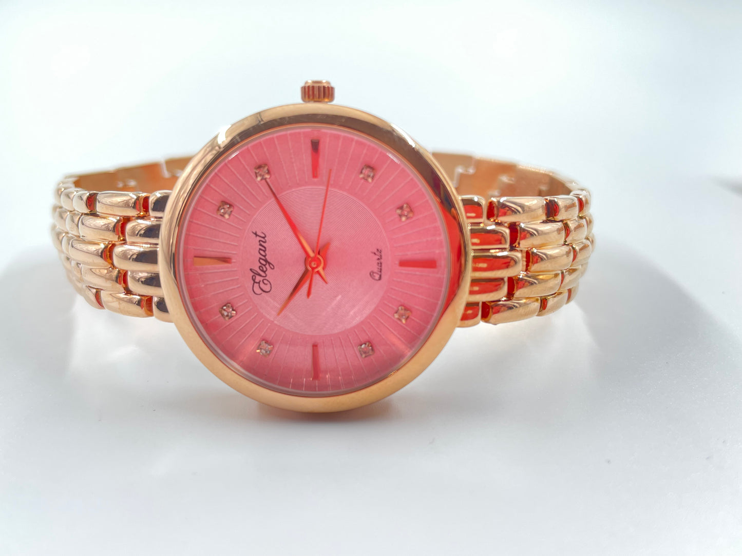 BTC Elegant Rose Series - Pink Dial Women Giftbox Watch