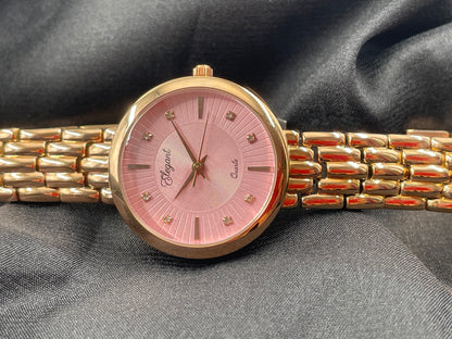 BTC Elegant Rose Series - Pink Dial Women Giftbox Watch
