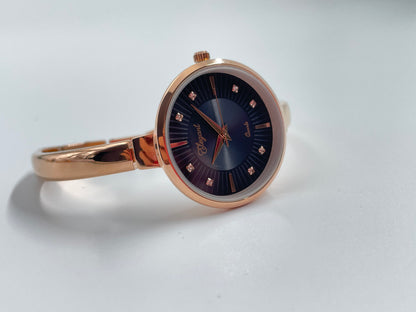 BTC Elegant Obsidian Series - Black Dial Women Giftbox Watch